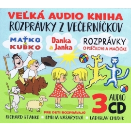 Veľká audio kniha - Rozprávky z večerníčkov 3CD BOX
