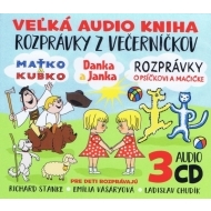 Veľká audio kniha - Rozprávky z večerníčkov 3CD BOX - cena, porovnanie