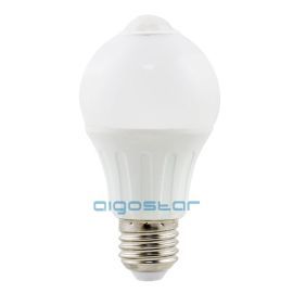 Aigostar LED žiarovka so senzorom A60 teplá biela E27 6W