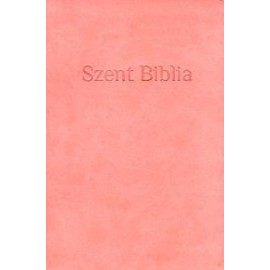 Szent Biblia - Prémium nagy rózsaszín