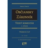 Občiansky zákonník - Veľký komentár 1. Zväzok. 3. aktualizované vydanie - cena, porovnanie