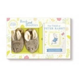 Tale of Peter Rabbit Book and First Booties Gift Set