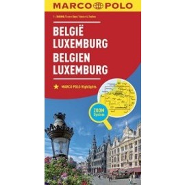 België, Luxemburg - Belgien,Luxemburg 1:300 000