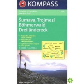 Šumava, Trojmezí 2081 - mapa 1:50 000