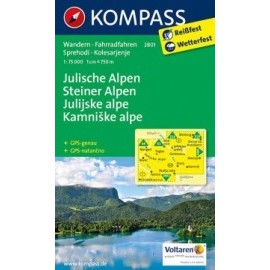 Julische Alpen/Steiner Alpen 2801 - mapa 1:75 000