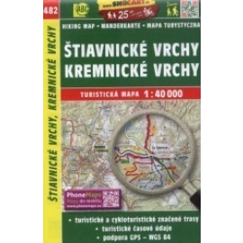 Štiavnické a Kremnické vrchy TM482 1:40T SC