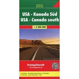 USA - Južná Kanada / mapa 1:3