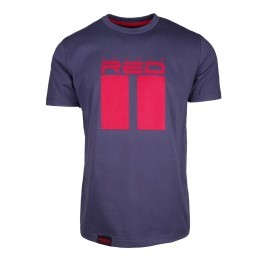 Double Red All Logo T-shirt Grey