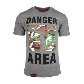 Double Red Danger Area Grey