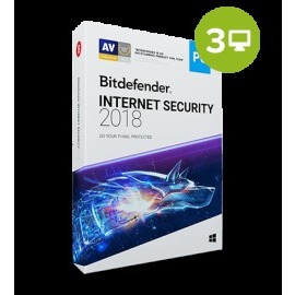 Bitdefender Internet Security 2018 3 PC 1 rok