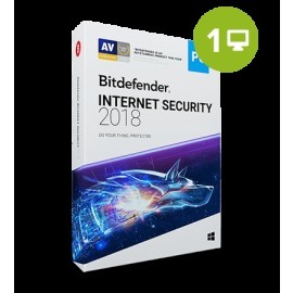 Bitdefender Internet Security 2018 1 PC 1 rok