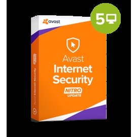 Avast Internet Security 2018 5 PC 1 rok
