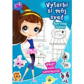 Littles Pet Shop Veselý svet zvieratiek Vyfarbi si môj svet!