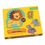 My First Touch & Feel Jungle Animals Puzzles - cena, porovnanie