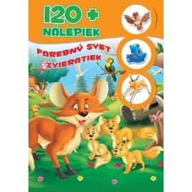 120+ nálepiek - Farebný svet zvieratiek