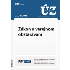 UZZ 20/2018 Zákon o verejnom obstarávaní