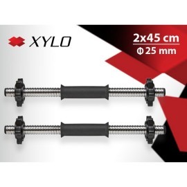 XYLO Hriadele na jednoručné činky 45cm 25mm
