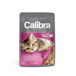 Calibra Cat Kitten morčacie a kuracie 100g