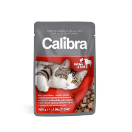 Calibra Cat Adult kuracie a hovädzie 100g