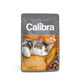 Calibra Cat Adult kačacie a kuracie 100g