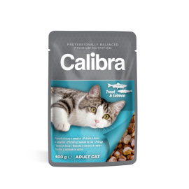 Calibra Cat Adult pstruh a losos 100g
