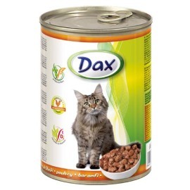 Dax Konzerva pre mačky s hydinou 415g