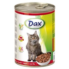 Dax Konzerva pre mačky s hovädzím mäsom 415g