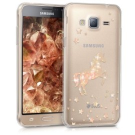 Kwmobile Priehľadné púzdro Samsung Galaxy J3 (2016)