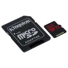 Kingston Micro SDXC Canvas React UHS-I U3 128GB