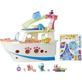 Hasbro Littlest Pet Shop Výletná loď s 3 zvieratkami