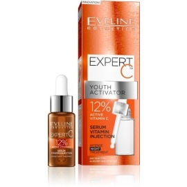 Eveline Cosmetics Expert C Youth Activator Serum Vitamin Injection Night 18ml