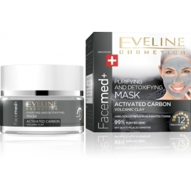 Eveline Cosmetics Facemed+ Cleansing Mask With Active Coal 50ml