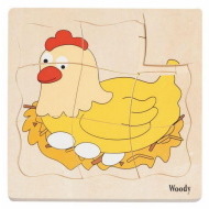 Woody Puzzle na doske – Vývoj sliepky - cena, porovnanie