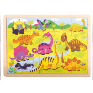 Bino Puzzle - Dinosaury - cena, porovnanie