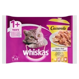 Whiskas 1+ Casserole 4x85g