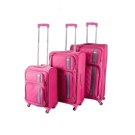 Boardlite Sada cestovných kufrov Pink Star