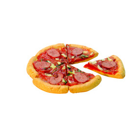 Huhu Bamboo Pizza pro psy salám+sýr 170g