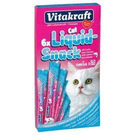 Vitakraft Liquid Snack s lososom pre mačky 1ks