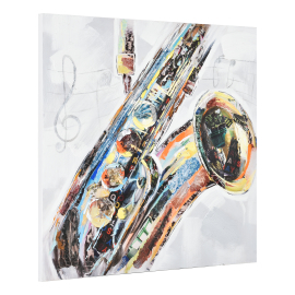 ArtWork Ručne maľovaný obraz - saxofón