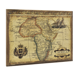 ArtWork Dizajnový obraz na stenu - mapa Afriky