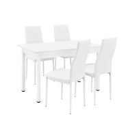 En Casa Štýlový dizajnový jedálenský stôl HTBT-4711 so 4 stoličkami HTCC-3111 - cena, porovnanie