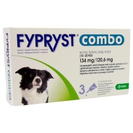Fypryst Combo Spot on pre psov stredného vzrastu 3x1.34ml