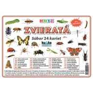 Súbor 24 kariet - zvieratá (hmyz) - cena, porovnanie