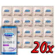 Durex Invisible Extra Lubricated 20ks - cena, porovnanie