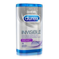 Durex Invisible Extra Lubricated 10ks - cena, porovnanie