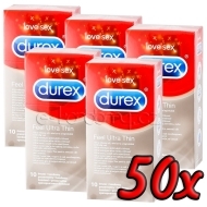 Durex Feel Ultra Thin 50ks - cena, porovnanie