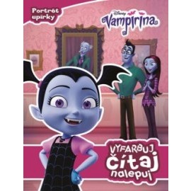 Vampirina - Vyfarbuj, čítaj, nalepuj