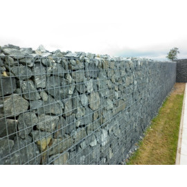 Gabionový plot - plný Výška panelu: 140cm Dĺžka panelu: 250cm
