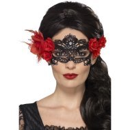 Fever Day of the Dead Lace Filigree Eyemask - cena, porovnanie