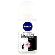 Nivea Invisible Black & White Clear 50ml - cena, porovnanie